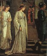 Sir Edward Burne-Jones The Princess Sabra Led to the Dragon Painting Date oil painting on canvas
